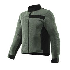 Motorradjacke Mesh-Gewebe Mann Dainese Lisbona Air Iceberg Green/Black