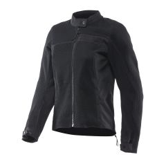Motorradjacke Mesh-Gewebe Frau Dainese Lisbona Air Black