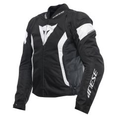 Motorradjacke Stoff Mann Dainese AVRO 5 Black/White/Black