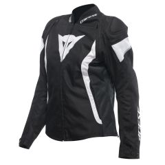 Motorradjacke Stoff Frau Dainese AVRO 5 Black/White/Black