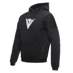 Chaqueta de moto Tela Hombre Dainese DAEMON-X SAFETY HOODIE Black/Black/White