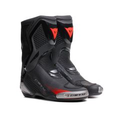 Motorcycle Boots Man Dainese TORQUE 4 AIR Black/Red-Lava