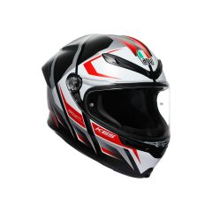 Casco Integrale AGV K6 S Karve Matt Black/White/Red