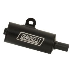 30512 - Terminale Scarico Giannelli Vintage Alluminio Nero Vespa 125 PX (11-17)