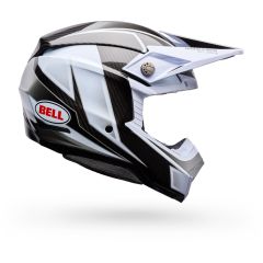 Casco Off-Road Bell Moto-10 Spherical Grid White/Black