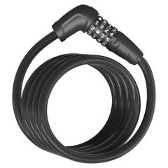 Câble à combinaison Abus Numero 5510C/180 noir + support SCMU