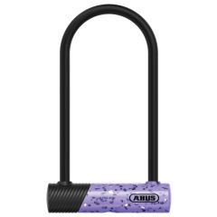 Candado con grillete en U Abus Ultra 410K/170HB230 púrpura + Soporte SH