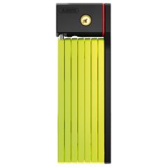 Candado bicicleta plegable Abus uGrip BORDO™ 5700K/100 verde claro + soporte SH