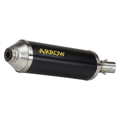 71698AON - Exhaust Muffler Arrow Maxi Race-Tech Dark Kawasaki ER-6N/F (05-11)