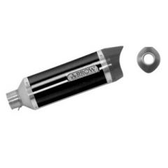 71812AKN - SILENCER EXHAUST ARROW THUNDER ALUM.DARK/CARBY END YAMAHA MT-09 '13