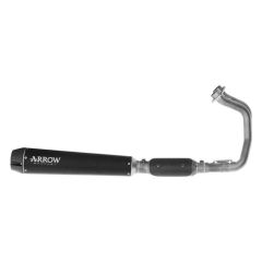 74516RBN - Full Exhaust Arrow Rebel Dark SS Dark Kawasaki Vulcan S 650 (25-)