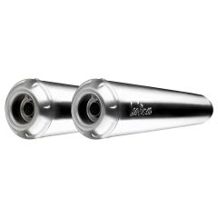 9760U - Exhaust mufflers LeoVince CLASSIC RACER SSØ 50 RIGHT & LEFT