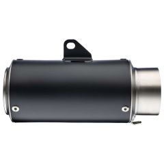 9792BU - Auspufftopf LeoVince LV CORSA BLACK EDITION Edelstahl Ø 65