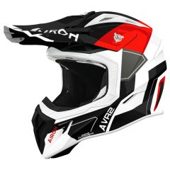 Off-Road Helmet Airoh AVIATOR ACE 2 SHIELD Red Gloss