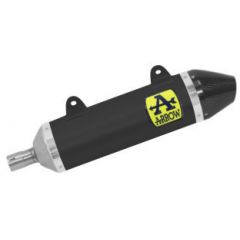 52509AKN - Exhaust Muffler Arrow Thunder Aluminum Dark UM DSR EX 125 (18-19)