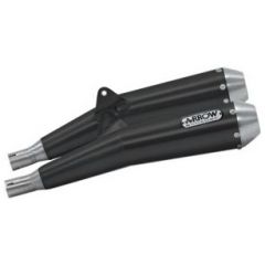 71851PRN - Terminali Scarico Arrow Pro Racing Dark Triumph Thruxton 1200 (16-20)