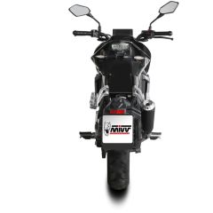 CF.007.LC4B - Full exhaust system Mivv X-M1 Black High CF MOTO 300NK (21-24)