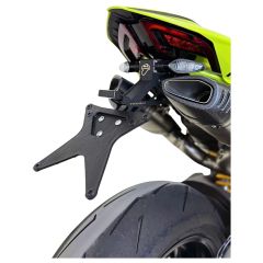 D23109490N - Kennzeichenhalter Termignoni Schwarzes DUCATI  PANIGALE V4 (25)
