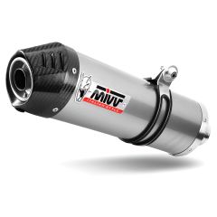 E.012.LX2C - Exhaust Muffler MIVV OVAL SS Carbon End Cap BENELLI TRK 702 / X