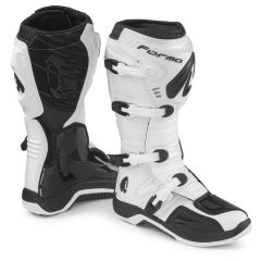 Motorcycle Boots Forma Traction White/Black