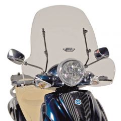103A - Givi Windschild transparent 43x70cm Piaggio Beverly
