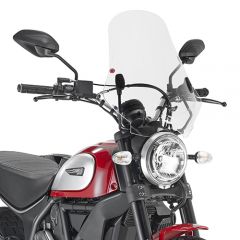 7407A - Givi Screen transparent 48x43,5 cm Ducati Scrambler 800 (15 > 16)