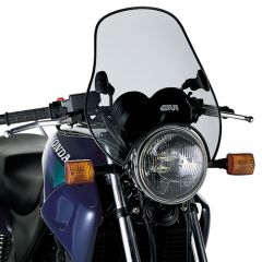 A603 - Givi Universal screen with 2 point handlebar, smoked 37,7x44 cm  
