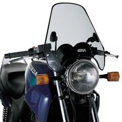 A604 - Givi Universal screen with 2 point handlebar, smoked 37,9x44,5 cm  