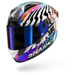 Full Face Helmet Shark AERON SPEED-FANCY Carbon White Orange