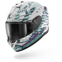 Full Face Helmet Shark D-SKWAL 3 REPTAIA White Cameleon White