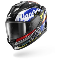 Casco Integral Shark D-SKWAL 3 STREETRUSH Black Blue Chrom