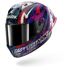 Casco Integral Shark AERON GP FIM RACING #1 REPLICA ZARCO SIGNATURE Carbon White Violet