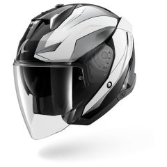 Jethelm Shark SKWAL i3 JET MEKARIUM Black Chrom White