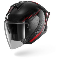 Jet Helmet Shark SKWAL JET CUP SPEED-TECH Black Red Anthracite