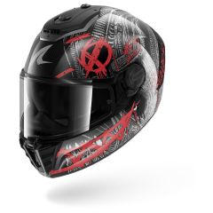 Casco Integral Shark SPARTAN RS CARBON SHIEVER Carbon Anthracite Red