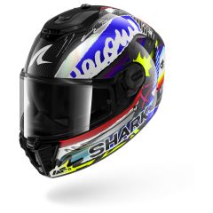 Casco Integral Shark SPARTAN RS CARBON STREETRUSH Carbon Blue Chrom