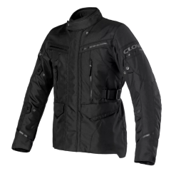 Veste de Moto Femme Clover Storm-4 WP Lady Black/Black