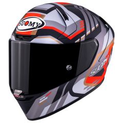 Full-Face Helmet Suomy SR-GP EVO Infrared Matt Grey/Red/Black