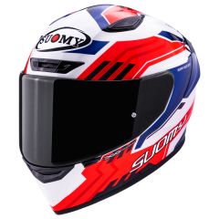 Full-Face Helmet Suomy TRACK-1 Framework White/Red/Blue