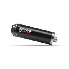 K.027.LVC - Exhaust Mufflers MIVV OVAL Black SS KAWASAKI ZZR 1400 (08-11)