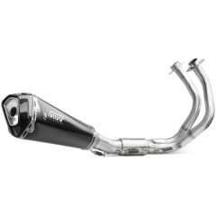 K.057.LDRB - Full exhaust system Mivv DELTA RACE Black SS KAWASAKI NINJA 650
