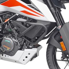 KN7711 - Tubular engine guard Kappa Black KTM 390 Adventure (20-23)