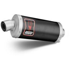 KO.002.LEKB - Exhaust muffler Mivv DAKAR Black Stainless Steel KOVE 800X (24-25)