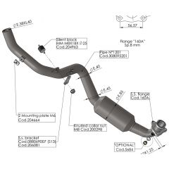 8095 - Collettore Scarico LeoVince Racing HONDA X-ADV (17-23)