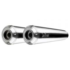 9760 - Exhaust mufflers LeoVince CLASSIC RACER Stainless steel Ø 50