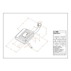 0204 - Muffler Leovince Sito 2-STROKE VESPA GL