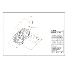 0205 - Muffler Leovince Sito 2-STROKE VESPA GS 3a SERIE