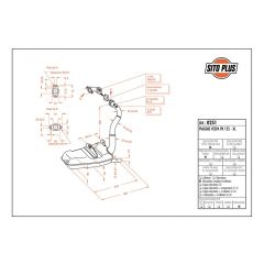 0251 - Muffler Leovince Sito 2-STROKE VESPA PK 125 VESPA XL