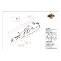 0571 - Muffler Leovince Sito 2-STROKE Aprilia SR WWW STEALTH RACING NETSCAPER