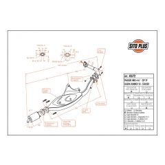 0572 - Silencieux Leovince Sito 2T Piaggio ZIP SP NRG=mc2 Gilera STALKER RUNNER